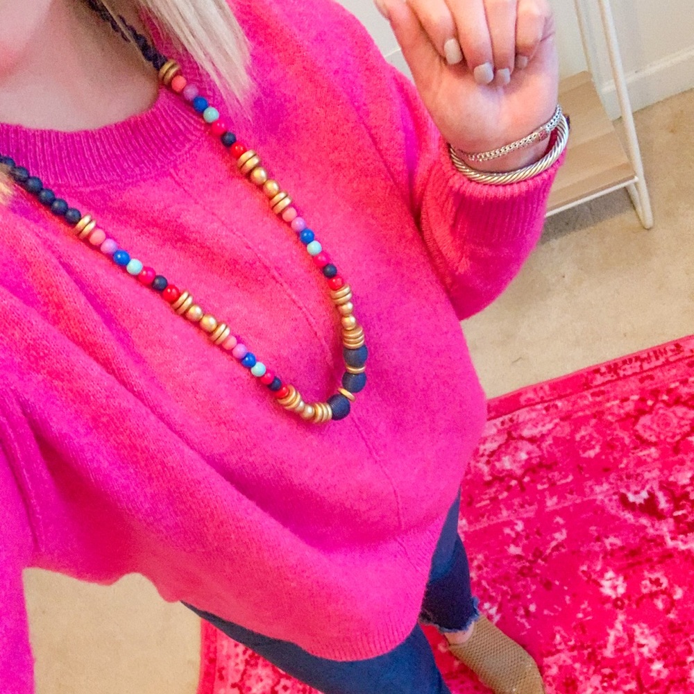 Beaded Statement Necklace